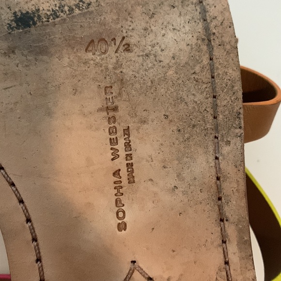 SOPHIA WEBSTER - SAMARA FLAT BOW-DETAIL SANDAL - Picture 5 of 5